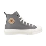 Converse Höjda Hi-Top Sneakers Gray, Dam