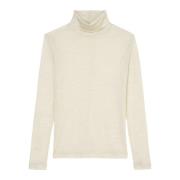 Marc O'Polo Turtleneck långärmad slim Gray, Dam