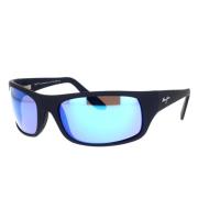 Maui Jim Polariserade Wraparound Solglasögon Peahi Stil Black, Unisex