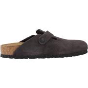 Birkenstock Stiliga Mules Boston Modell Gray, Dam