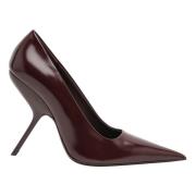 Salvatore Ferragamo Elegant Eva Mid Heels Brown, Dam