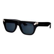 Alexander McQueen Stiliga solglasögon Am0441S Black, Herr