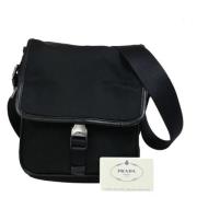 Prada Vintage Pre-owned Tyg prada-vskor Black, Dam