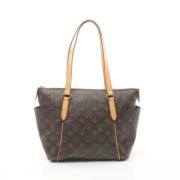 Louis Vuitton Vintage Pre-owned Canvas axelremsvskor Brown, Dam