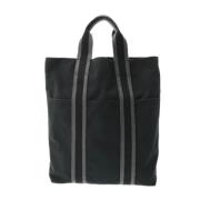 Hermès Vintage Pre-owned Canvas totevskor Black, Dam