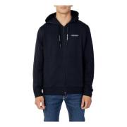 Armani Exchange Herr Hoodie Höst/Vinter Kollektion Blue, Herr