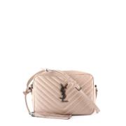 Yves Saint Laurent Vintage Pre-owned Laeder handvskor Beige, Dam