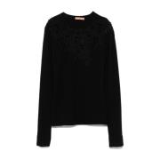 Ermanno Scervino Långärmad tröja Black, Dam