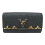 Louis Vuitton Vintage Pre-owned Laeder plnbcker Black, Dam