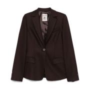 Semicouture Stilren Kristhen Blazer för Kvinnor Brown, Dam