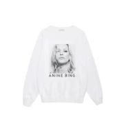 Anine Bing Kate Moss Sweatshirt White, Dam