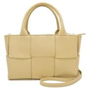 Bottega Veneta Vintage Pre-owned Laeder axelremsvskor Brown, Dam