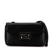 Fendi Vintage Pre-owned Laeder axelremsvskor Black, Dam