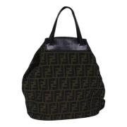 Fendi Vintage Pre-owned Canvas fendi-vskor Brown, Dam