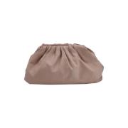 Bottega Veneta Vintage Pre-owned Laeder kuvertvskor Beige, Dam