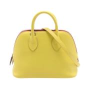 Hermès Vintage Pre-owned Laeder handvskor Yellow, Dam