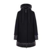 Herno Svart Pufferjacka Black, Dam