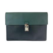 Prada Vintage Pre-owned Laeder kuvertvskor Green, Dam