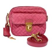 Prada Vintage Pre-owned Tyg prada-vskor Pink, Dam