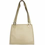 Salvatore Ferragamo Pre-owned Pre-owned Laeder axelremsvskor Beige, Un...