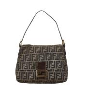 Fendi Vintage Pre-owned Canvas fendi-vskor Brown, Dam