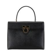 Salvatore Ferragamo Pre-owned Pre-owned Laeder handvskor Black, Dam