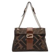 Fendi Vintage Pre-owned Canvas fendi-vskor Brown, Dam