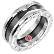 Bvlgari Vintage Pre-owned Metall ringar Gray, Dam