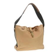 Gucci Vintage Pre-owned Laeder handvskor Beige, Dam