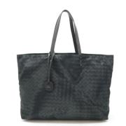 Bottega Veneta Vintage Pre-owned Canvas axelremsvskor Gray, Dam