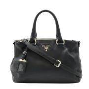 Prada Vintage Pre-owned Laeder prada-vskor Black, Dam