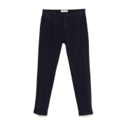 Briglia Modernt Slim-Fit Byxor för Män Black, Herr