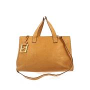 Fendi Vintage Pre-owned Laeder fendi-vskor Beige, Dam