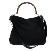 Gucci Vintage Pre-owned Nylon gucci-vskor Black, Dam