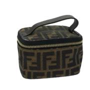 Fendi Vintage Pre-owned Canvas fendi-vskor Brown, Dam