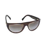 Louis Vuitton Vintage Pre-owned Plast solglasgon Brown, Dam