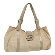 Fendi Vintage Pre-owned Canvas fendi-vskor Beige, Dam