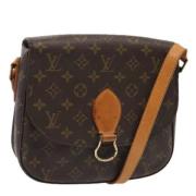 Louis Vuitton Vintage Pre-owned Canvas louis-vuitton-vskor Brown, Dam