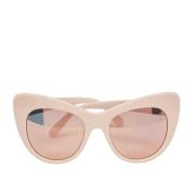 Stella McCartney Pre-owned Pre-owned Acetat solglasgon Beige, Dam