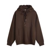 Dries Van Noten Haxel Hoodie i Choco Brun Brown, Herr