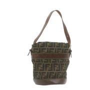 Fendi Vintage Pre-owned Canvas fendi-vskor Brown, Dam