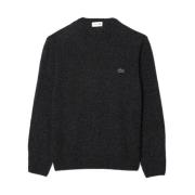 Lacoste Ull Rundhals Tröja (Svart) Black, Herr