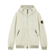 Stone Island Huva Vindjacka Crinkle Reps Beige, Herr