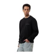 Filling Pieces Sweatshirt Alfabet Svart Black, Herr