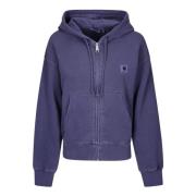 Carhartt Wip Huvad Nelson Jacka Sweatshirt Blue, Dam