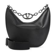 Valentino Garavani Moon Medium Hobo Väska Black, Herr