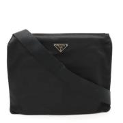 Prada Vintage Pre-owned Canvas prada-vskor Black, Dam