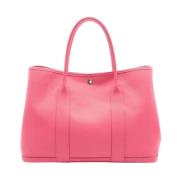 Hermès Vintage Pre-owned Canvas handvskor Pink, Dam