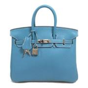 Hermès Vintage Pre-owned Laeder handvskor Blue, Dam