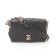 Chanel Vintage Pre-owned Laeder chanel-vskor Black, Dam